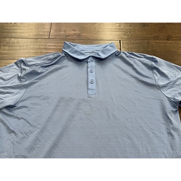 Columbia Mens Blue Polo Golf Athletic 1/4 Button Short Sleeve Shirt Size XL - Picture 4 of 10